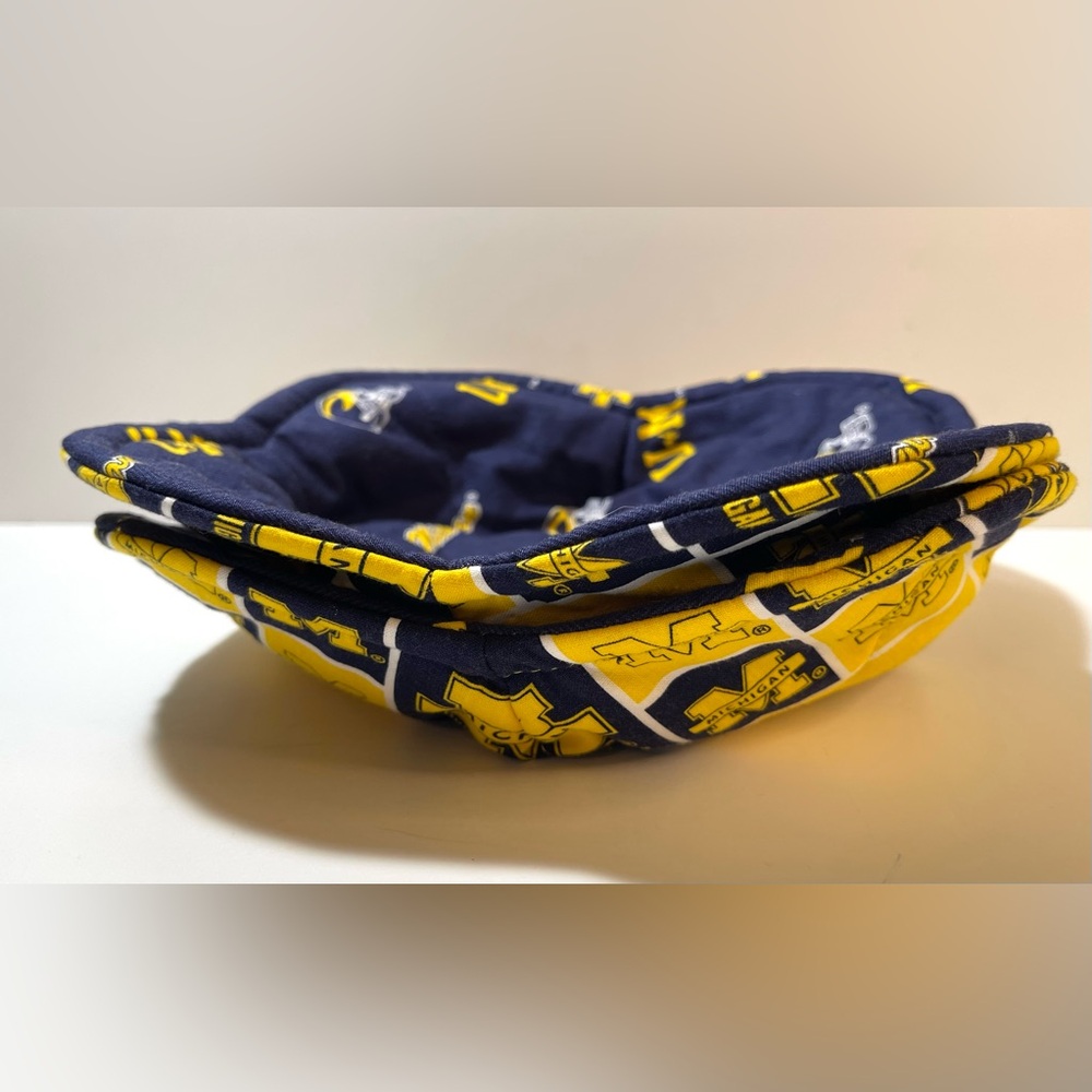 University of Michigan Quilted Bowl Cozy Set of 2